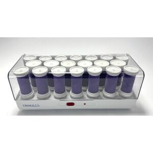 Profiles Spa Belson 20 Flocked Hot Hair Curlers SS-203 Working Excellent